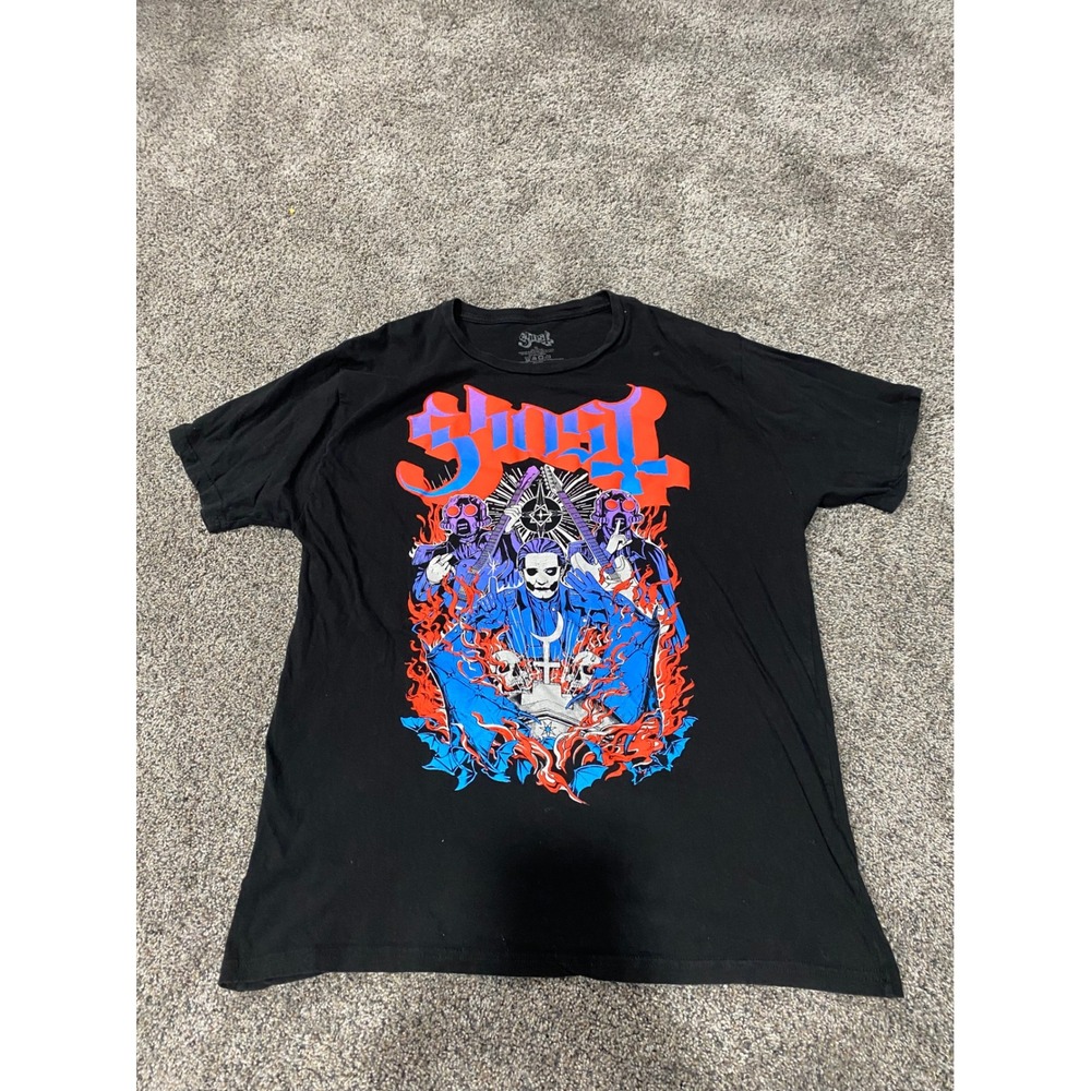 Ghost Band T-Shirt Papa Emeritus IV Nameless Ghouls Graphic Black XL 2022